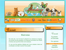 Tablet Screenshot of animalerielanaudiere.com